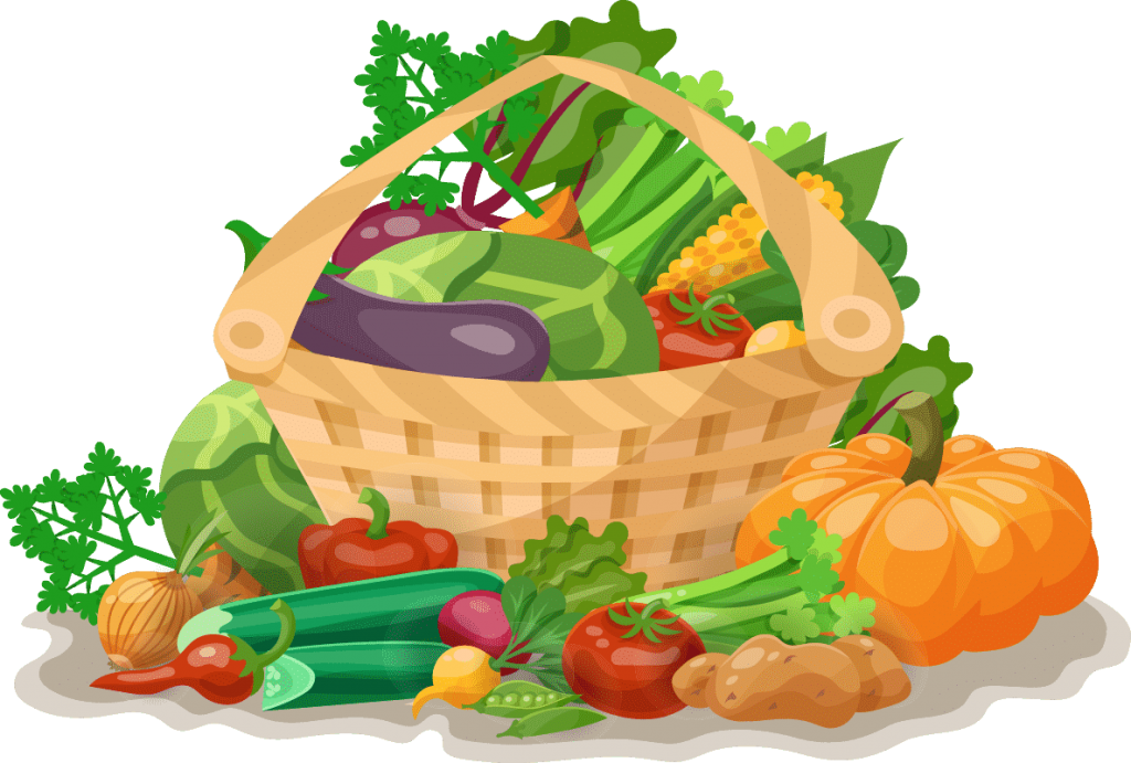 Aliments frais et variés